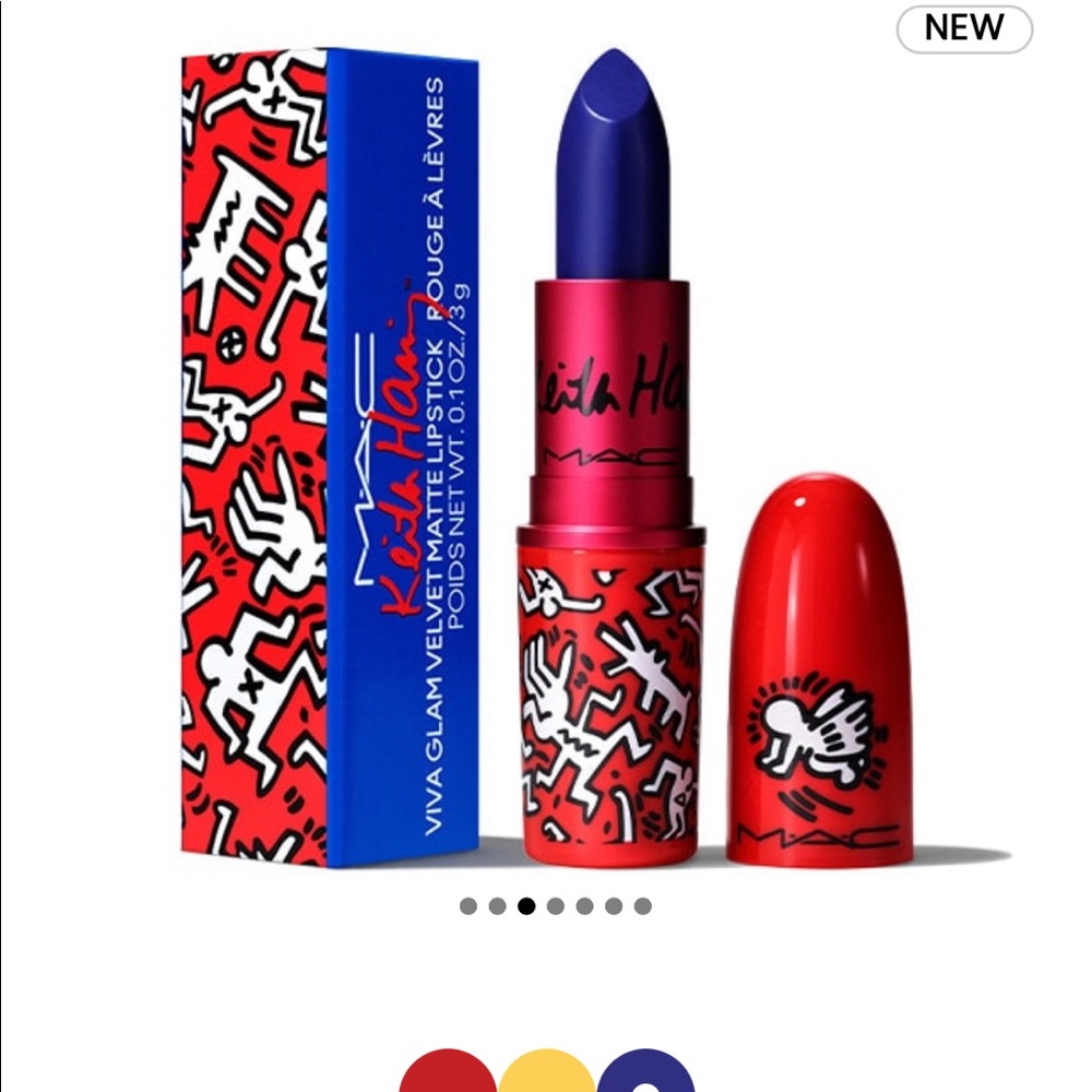 Keith Haring limited edition viva glam matte blendable lipstick set. 💙♥️